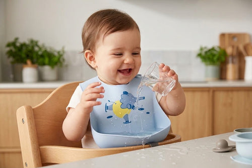 Bavoir en silicone bébé – Imperméable