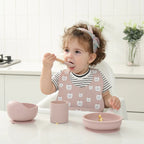 Set Cuillère & Fourchette Bébé en Silicone – Apprentissage des Repas