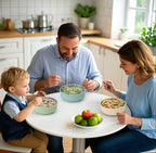 Bol Ventouse Silicone En Inox Détachable – Repas Bébé