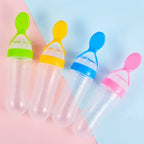 Safe Baby Spoon Bottle and Fruit Feeder Kit Baby Feeding Bottle Toddler Fresh Vegetable Fruit Pacifier Toddler Feeding Supplies