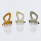 5 in 1 Baby Fruit Feeder with Nipple Set Baby Silicone Mesh Bag Pacifier Fruit and Vegetable Feeder Nursing Toddler Teething Toy