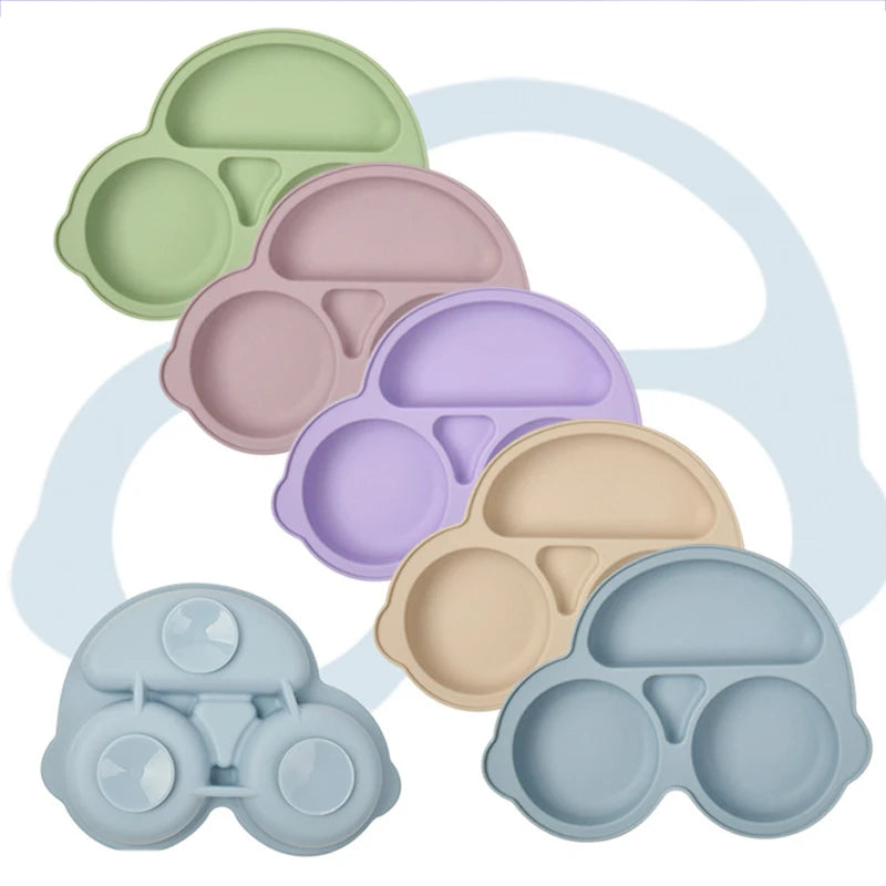 Assiette Ventouse Silicone Bébé – Anti-Dérapante