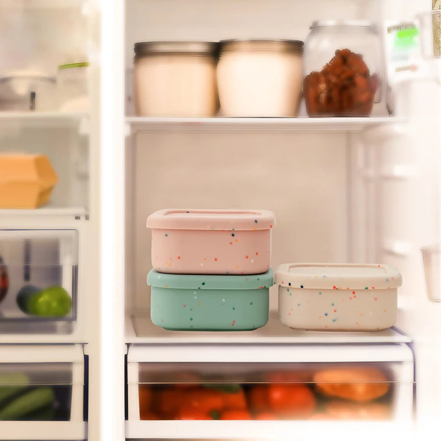 Bol Repas Bébé en Silicone avec Couvercle