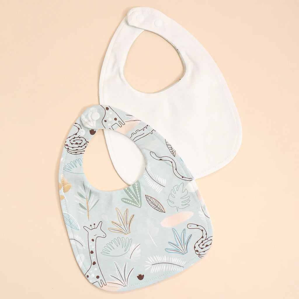 Lot de 4 bavoirs coton
