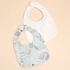Lot de 4 bavoirs coton