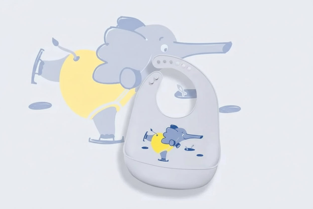 Bavoir en silicone bébé – Imperméable