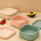 Bol Repas Bébé en Silicone avec Couvercle