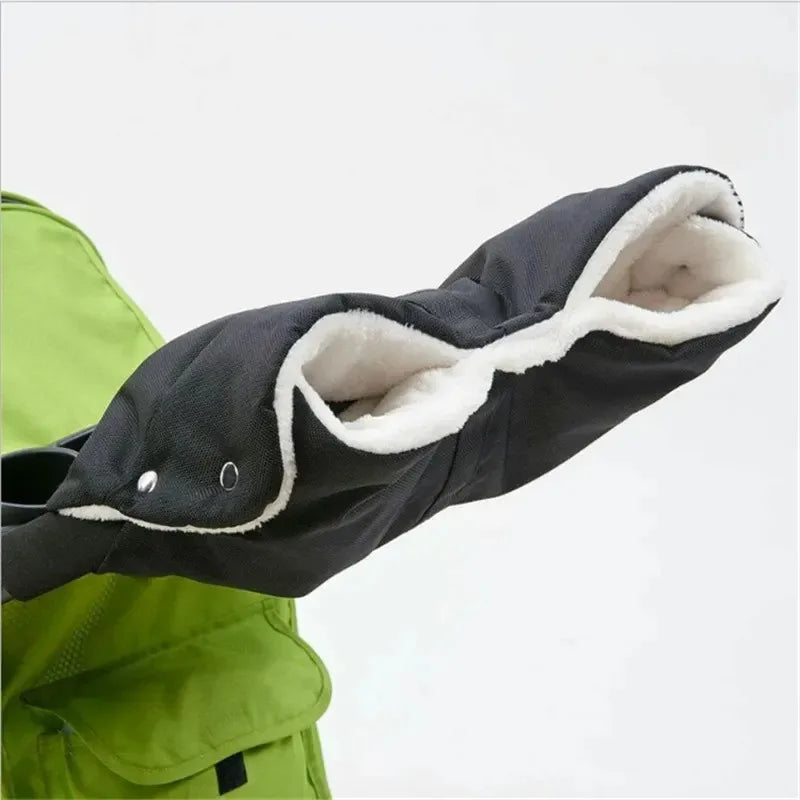 Universal Winter Warm Stroller Gloves Wind and Waterproof Newborn Baby Push Chair Glove Baby Stroller Accessories