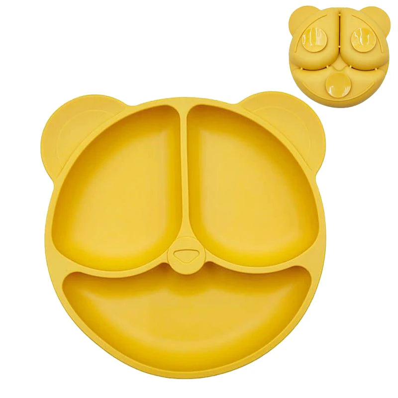 Assiette Ventouse Silicone Bébé – Anti-Dérapante