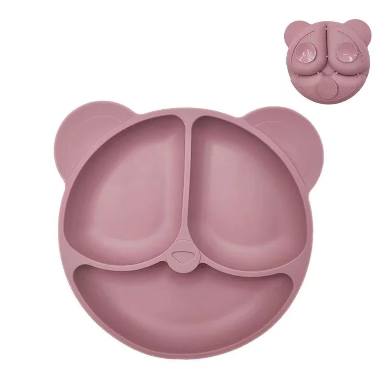 Assiette Ventouse Silicone Bébé – Anti-Dérapante