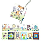 Soft Baby Books 3D Touch Feel High Contrast Cloth Book Sensory Early Learning Stroller Toys for Infant Toddler Gifts 0-12 Months