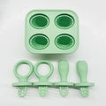 4/6 Cavity New Baby Teething Ice Cream Stick Mold Perfect for Freezing Milk Homemade Popsicles Summer Kitchen DIY Ice Cream Mold