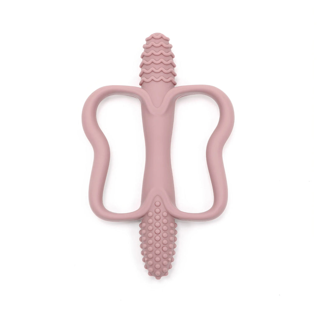 Baby teething toys with easy-grip handles, food-grade silicone teething toys, suitable for babies 0-6 months, 6-12 months