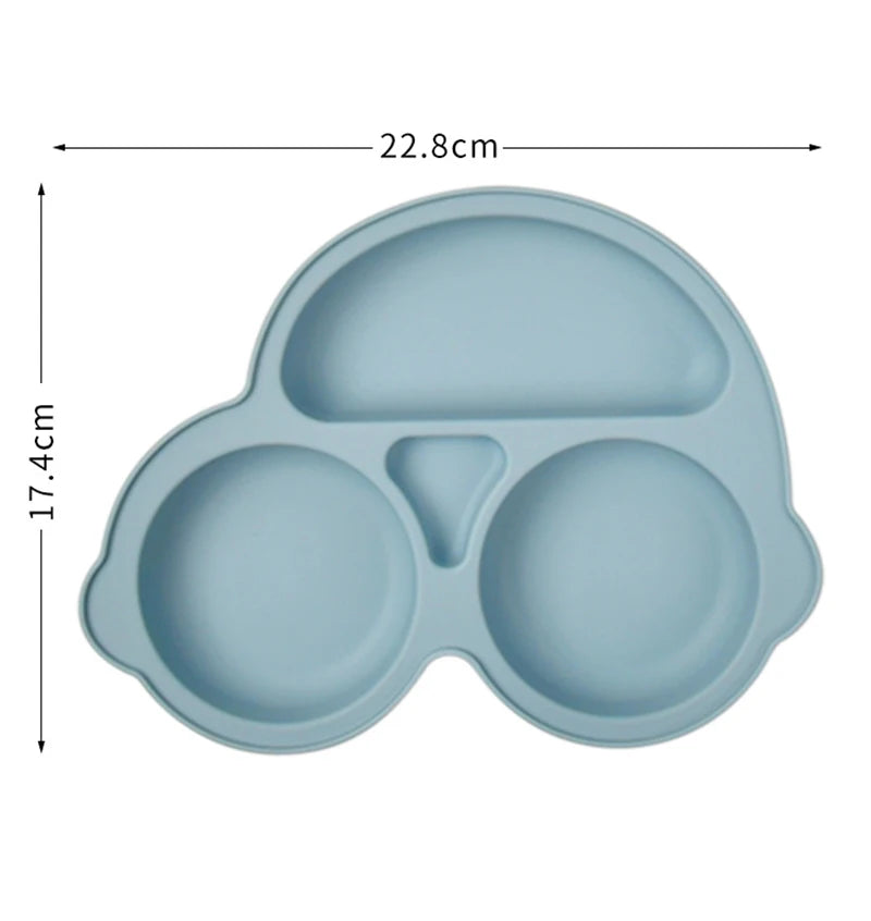 Assiette Ventouse Silicone Bébé – Anti-Dérapante