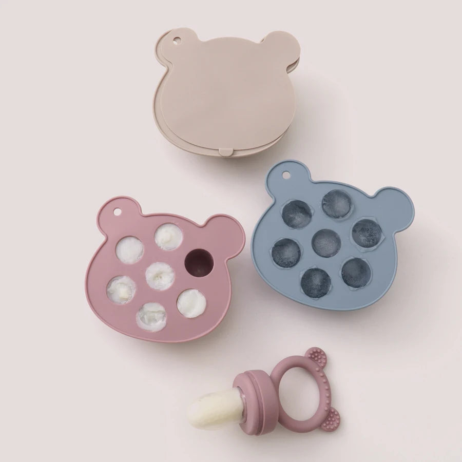 Moule à Glace en Silicone Avec Grignoteuse