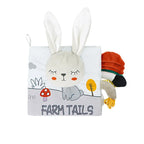 Soft Baby Books 3D Touch Feel High Contrast Cloth Book Sensory Early Learning Stroller Toys for Infant Toddler Gifts 0-12 Months