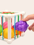 Cube éducatif 7 pièces – Tri de formes & empilement pour bébé