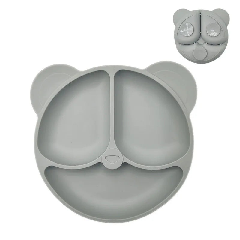Assiette Ventouse Silicone Bébé – Anti-Dérapante