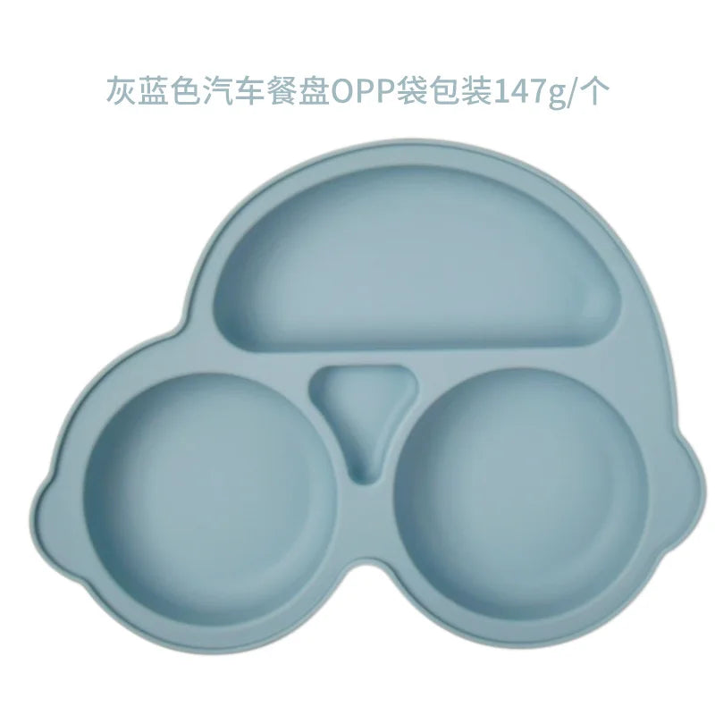 Assiette Ventouse Silicone Bébé – Anti-Dérapante
