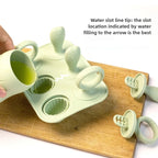 4/6 Cavity New Baby Teething Ice Cream Stick Mold Perfect for Freezing Milk Homemade Popsicles Summer Kitchen DIY Ice Cream Mold
