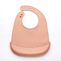 Bavoir Bébé en Silicone Imperméable & Réglable – Sans BPA