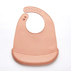 Bavoir Bébé en Silicone Imperméable & Réglable – Sans BPA