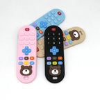 1/4pcs Children's teething remote control silicone material baby teething toys simulation remote control toys teething teether