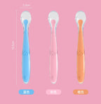 2 Pcs Baby Silicone Spoon Learning Spoon Set Stars Tableware Kids Soft Silicone Feeding Spoon Training Baby Reborn Silicone
