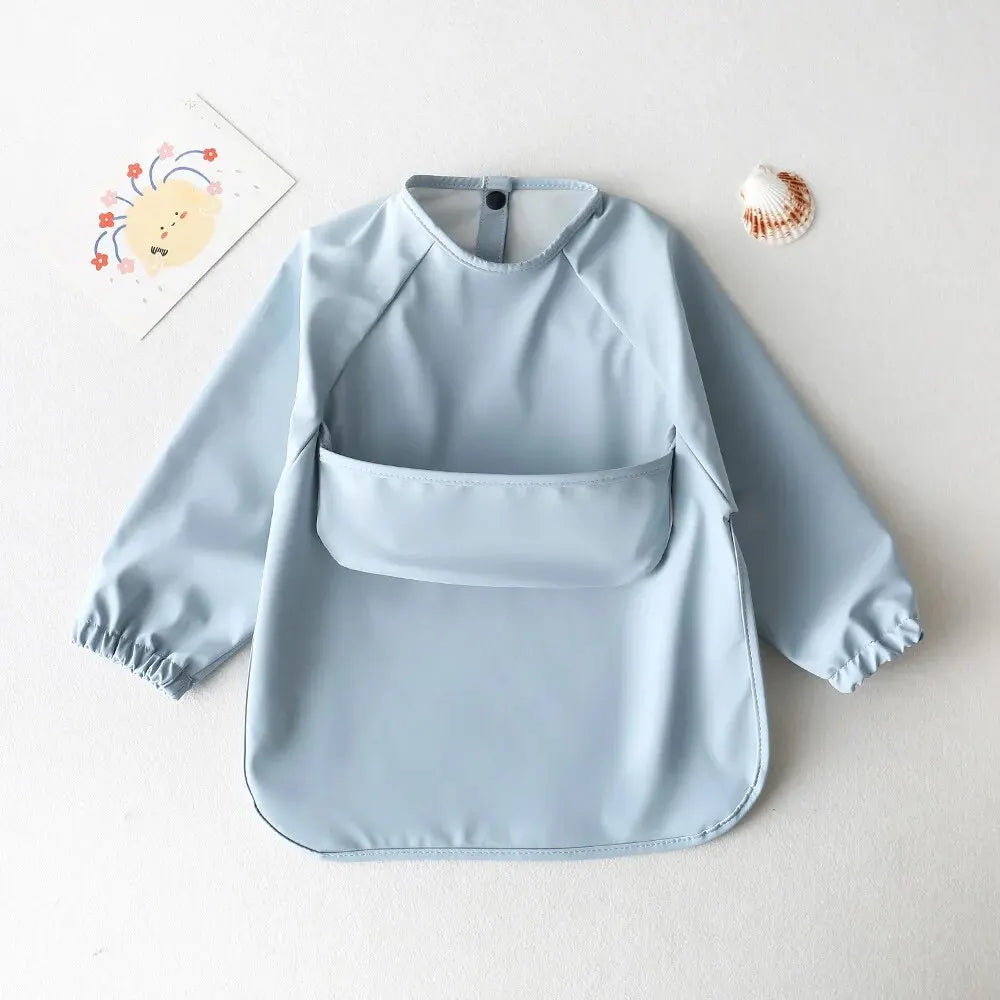 Bavoir Tablier Imperméable à Manches Longues – Bébé & Enfant