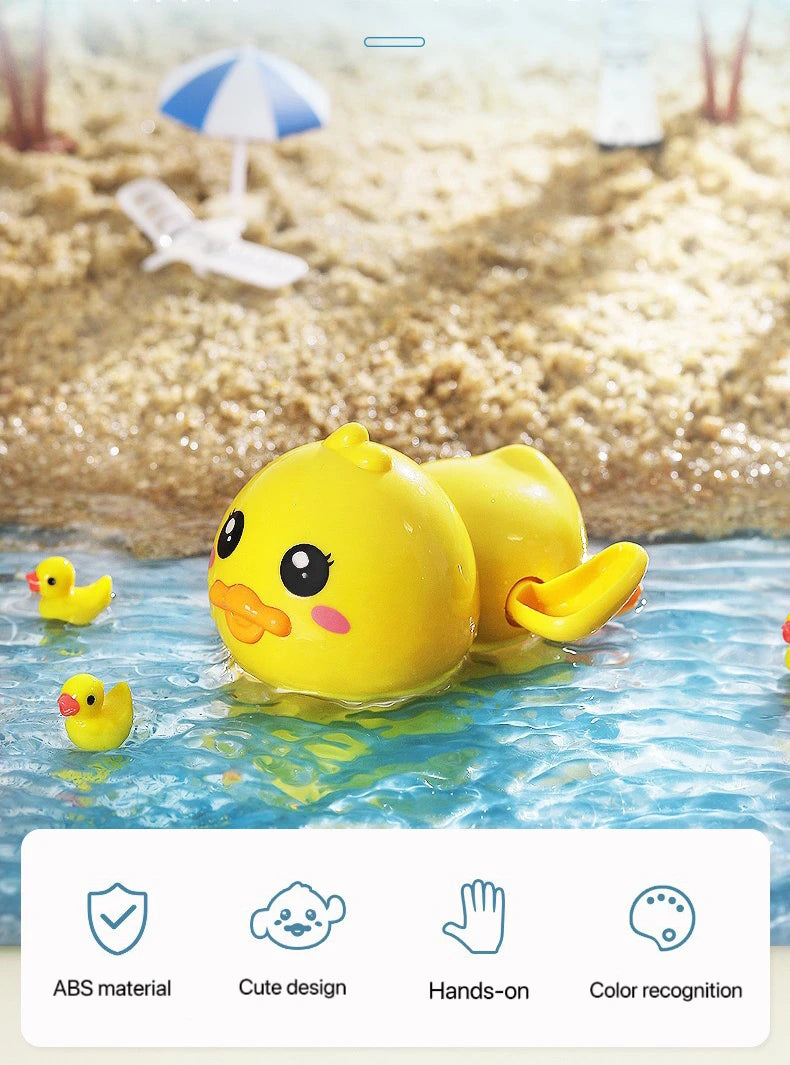 Jouet en Petit Canard de Bain Mécanique