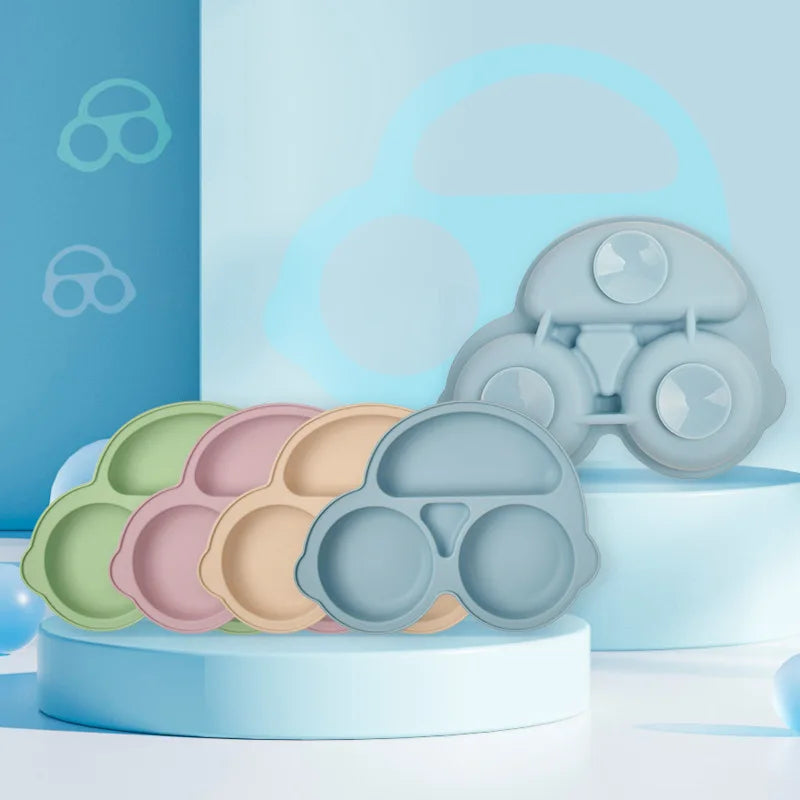 Assiette Ventouse Silicone Bébé – Anti-Dérapante