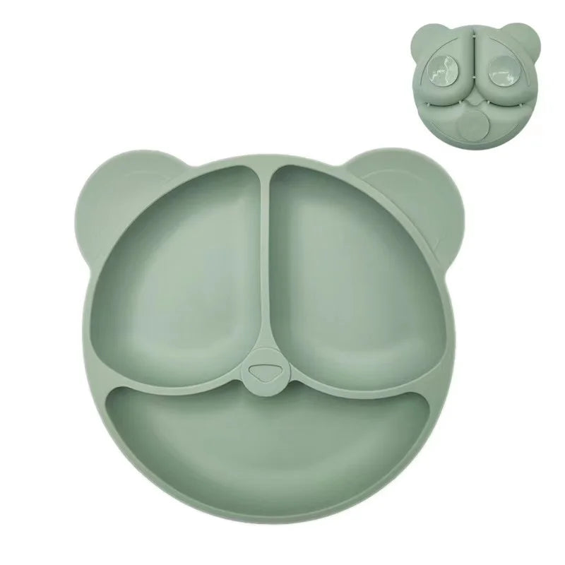 Assiette Ventouse Silicone Bébé – Anti-Dérapante