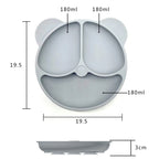 Assiette Ventouse Silicone Bébé – Anti-Dérapante