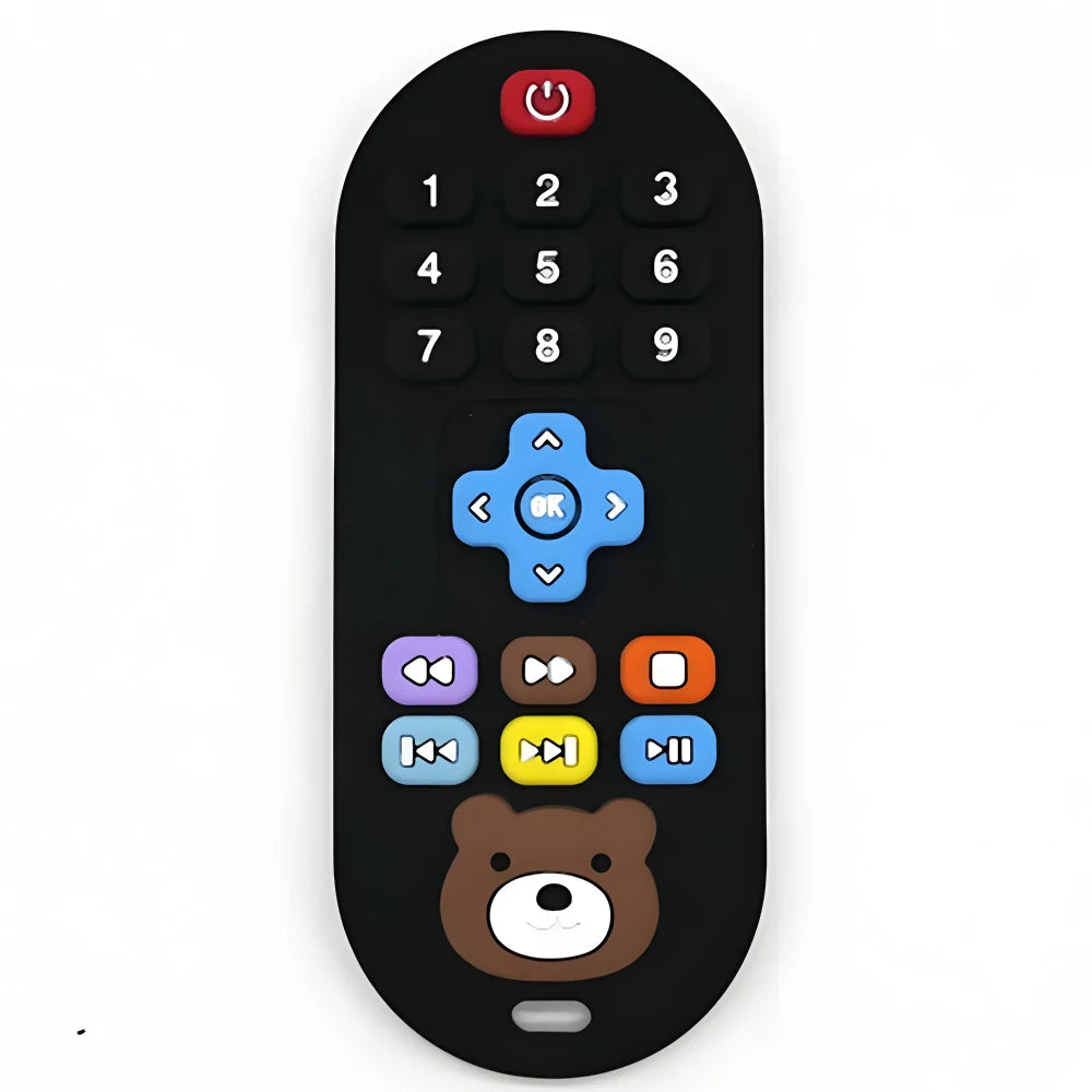 1/4pcs Children's teething remote control silicone material baby teething toys simulation remote control toys teething teether