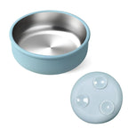 Bol Ventouse Silicone En Inox Détachable – Repas Bébé