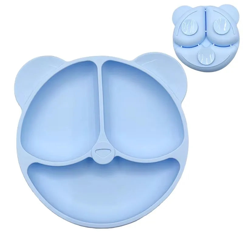 Assiette Ventouse Silicone Bébé – Anti-Dérapante