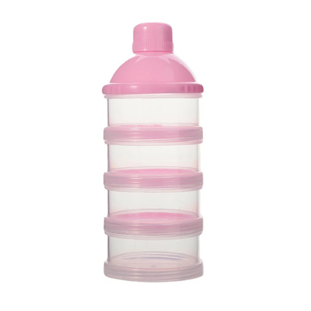 4/5 Grid Portable Milk powder box container Toddle Baby Snacks Food Storage Box Formula Dispenser Milk Powder Bottles