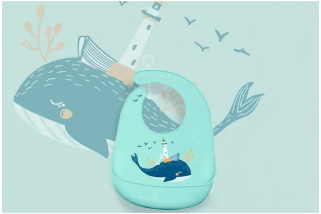 Bavoir en silicone bébé – Imperméable