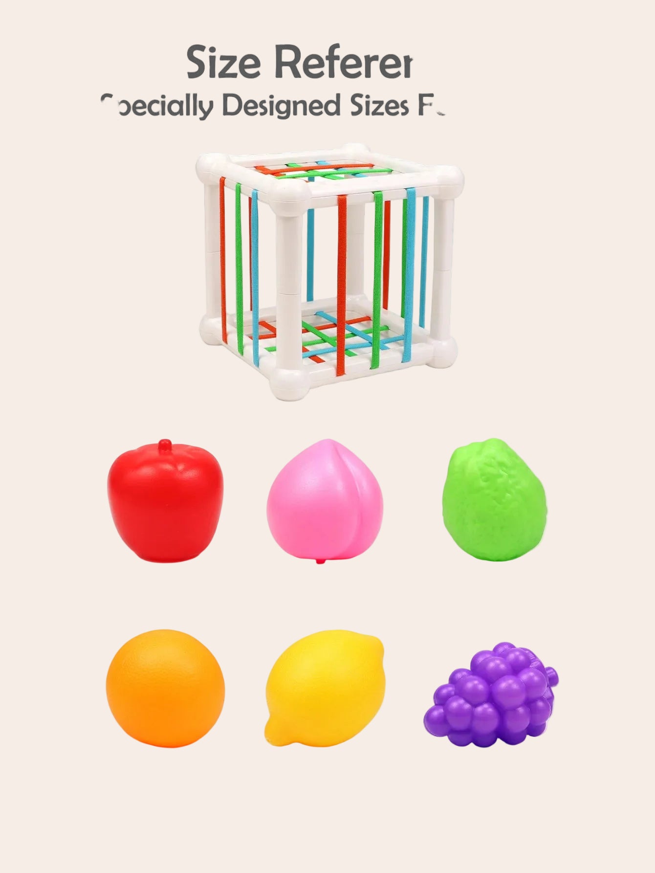 Cube éducatif 7 pièces – Tri de formes & empilement pour bébé