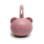 Bear Pacifier Bag Baby Soother Silicone Dust Organiser Bag Portable Baby Pacifier Chain Bag