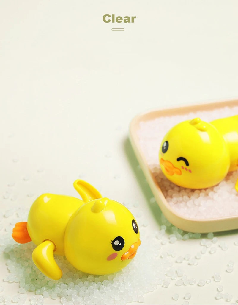 Jouet en Petit Canard de Bain Mécanique