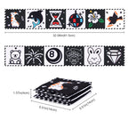 Baby Cloth Book High Contrast Baby Toys 0M+ Newborn Crib Toys Black and White Animal Sensory Cloth Books Montessori Toys