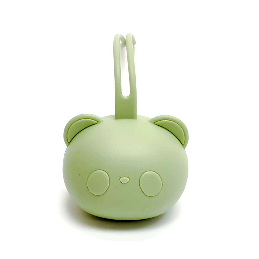 Bear Pacifier Bag Baby Soother Silicone Dust Organiser Bag Portable Baby Pacifier Chain Bag