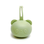 Bear Pacifier Bag Baby Soother Silicone Dust Organiser Bag Portable Baby Pacifier Chain Bag