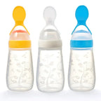 Safe Baby Spoon Bottle and Fruit Feeder Kit Baby Feeding Bottle Toddler Fresh Vegetable Fruit Pacifier Toddler Feeding Supplies