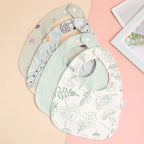 Lot de 4 bavoirs coton