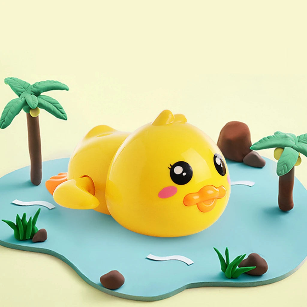Jouet en Petit Canard de Bain Mécanique