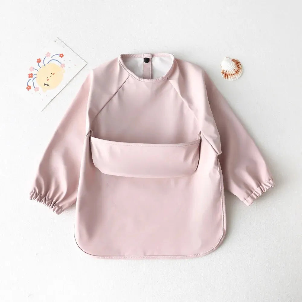 Bavoir Tablier Imperméable à Manches Longues – Bébé & Enfant