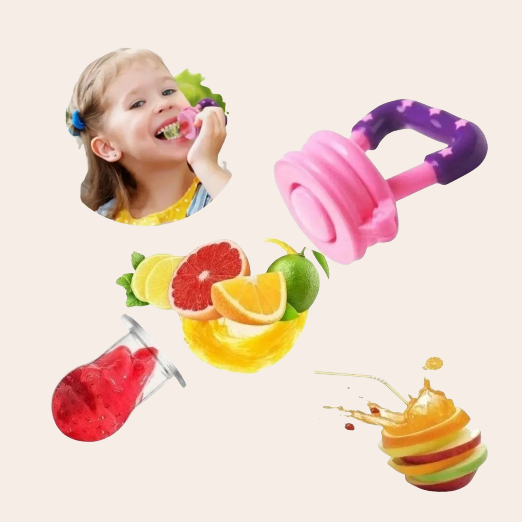 Grignoteuse – Tétine Alimentaire