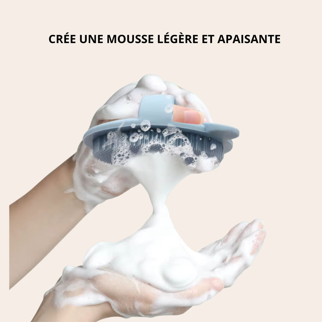 Brosse souple pour shampoing bébé